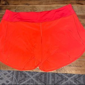 Lululemon speed up shorts mid rise 4”